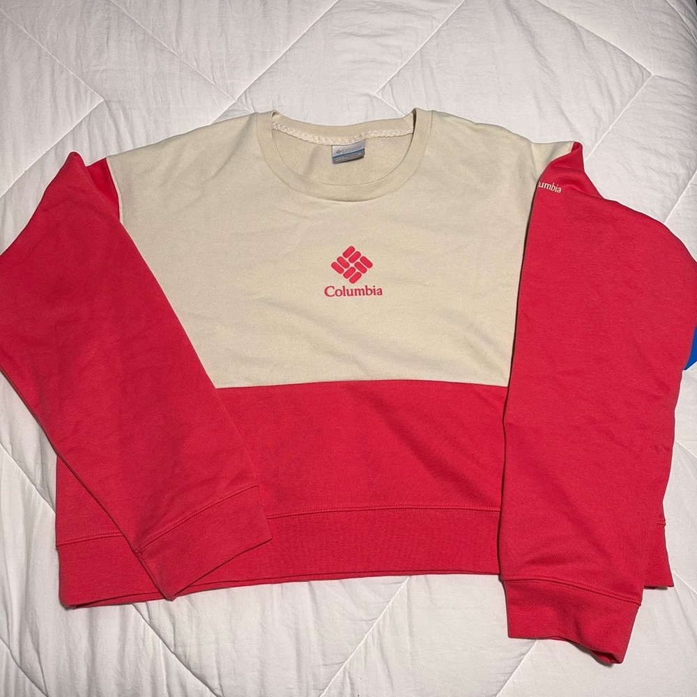Columbia Color Block Crew Sweatshirt